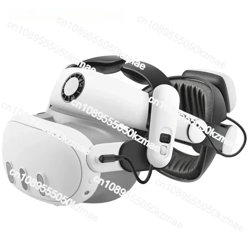 For BOVR S3 Pro Super Strap VR Accessories Compatible with Meta Quest 3S Headset Air Conditioning Hot Swap Battery Pack