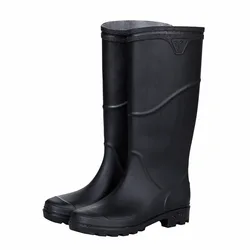 New Men's Long Tube Rain Boots Non-slip Mens Rubber Rainboots High Quality Waterproof Men Water Shoes Male Knee-High Rain Shoes