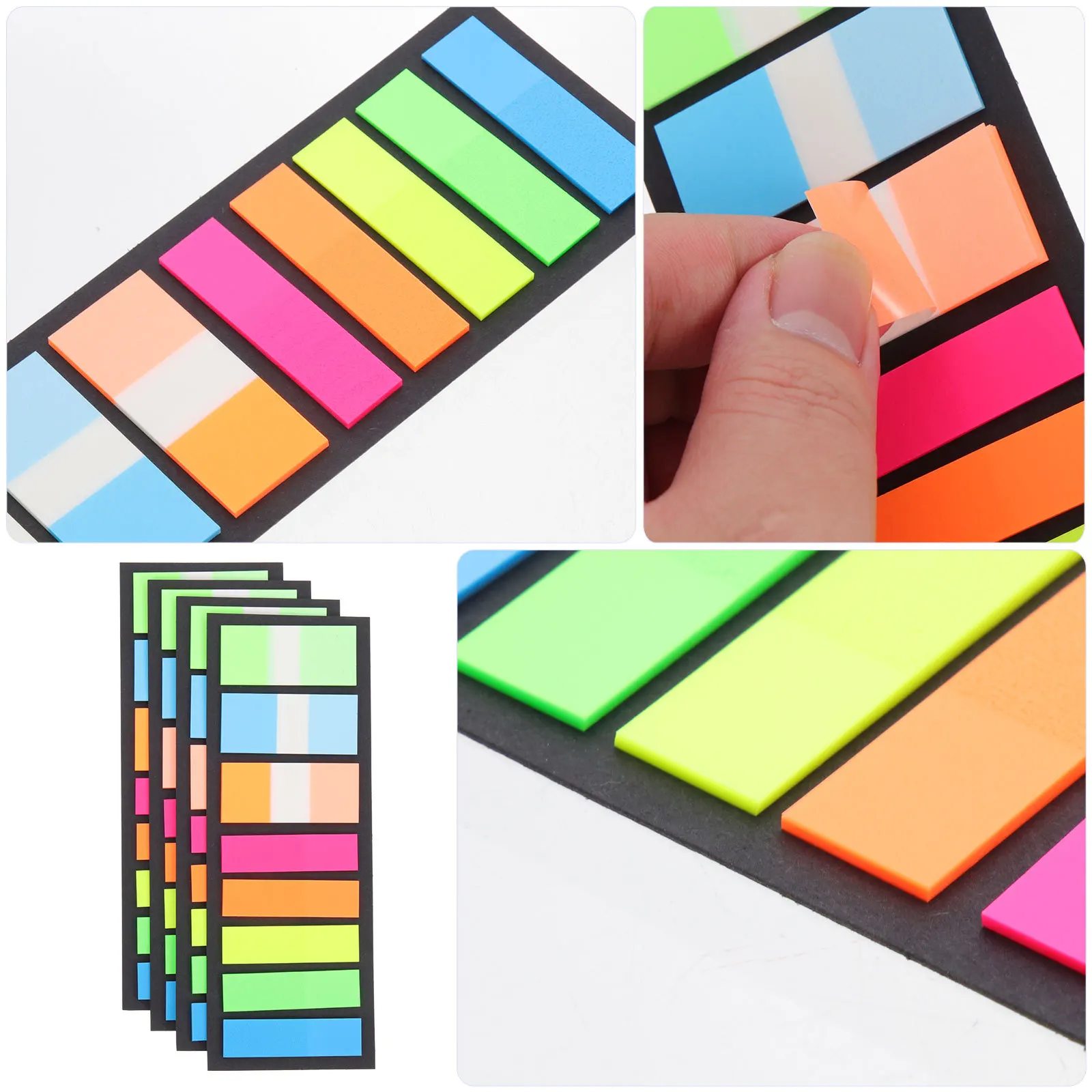 แถบสีติดหนังสือ แถบไฮไลท์เรืองแสง ป้ายบอกหน้า ป้ายดัชนี สำหรับเด็ก นักเรียน ครู อุปกรณ์เสริมหนังสือ