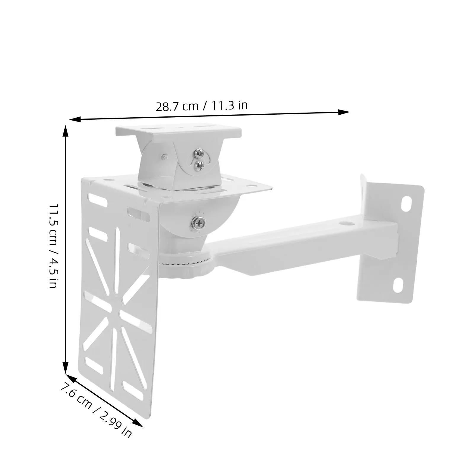Pole Camera Mount Adjustable Outdoor Security Camera Bracket Stable Weatherproof Cctv Surveillance Vertical Pole Clamp Support