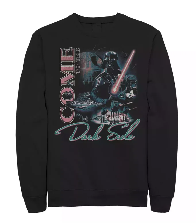 Felpa con cappuccio girocollo quotidiana autunno e inverno sci-fi da uomo e da donna di Star Wars felpa con cappuccio in puro cotone stampato in pile sci-fi