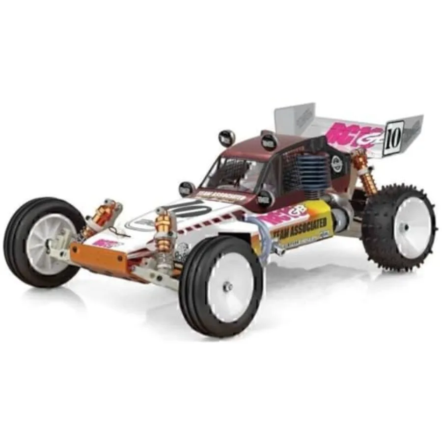 

Off-Road RC Buggy Kit, ABS Plastic, Black/Red, 1/10 Scale Gas-Powered Unassembled for Racing and Stunt Driving
