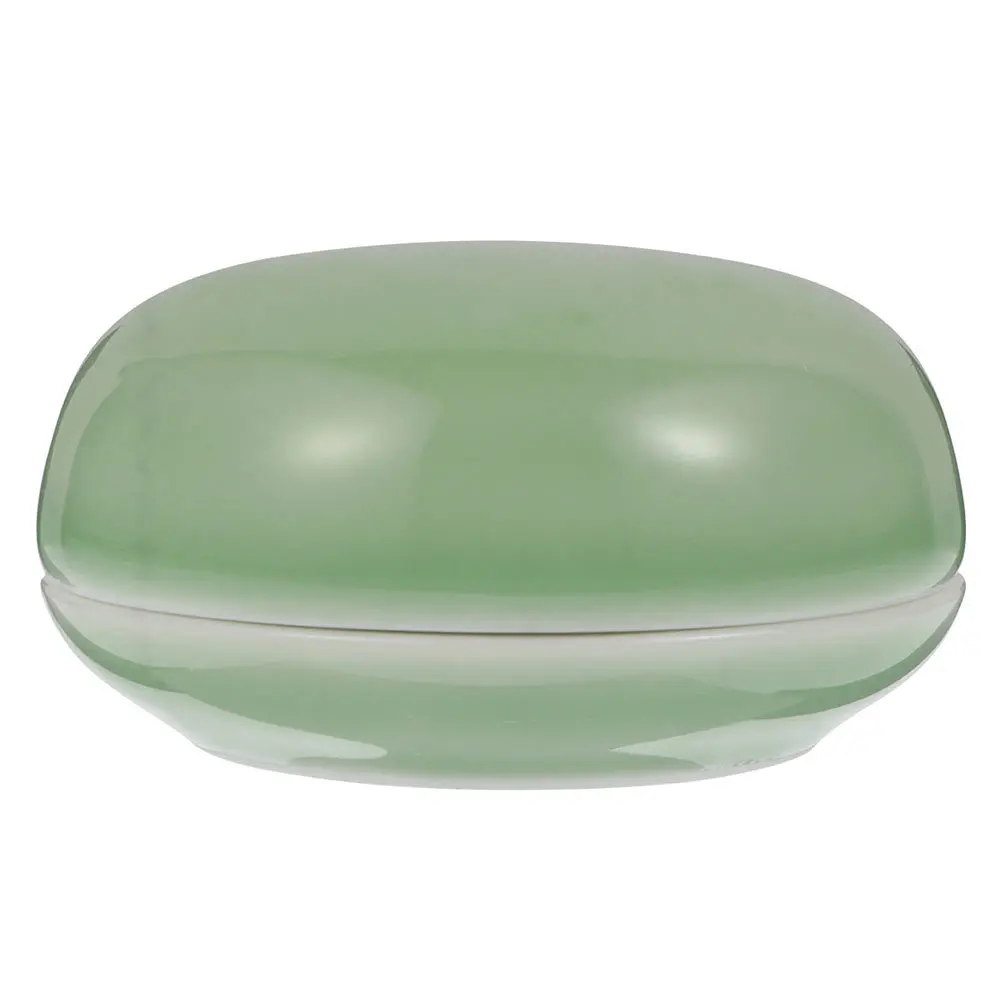 Professional Ceramic Inkpad Box Porcelain Red Seal Ink Paste Container Calligraphy Accessory Inkpad Storage Box Chinese Painting