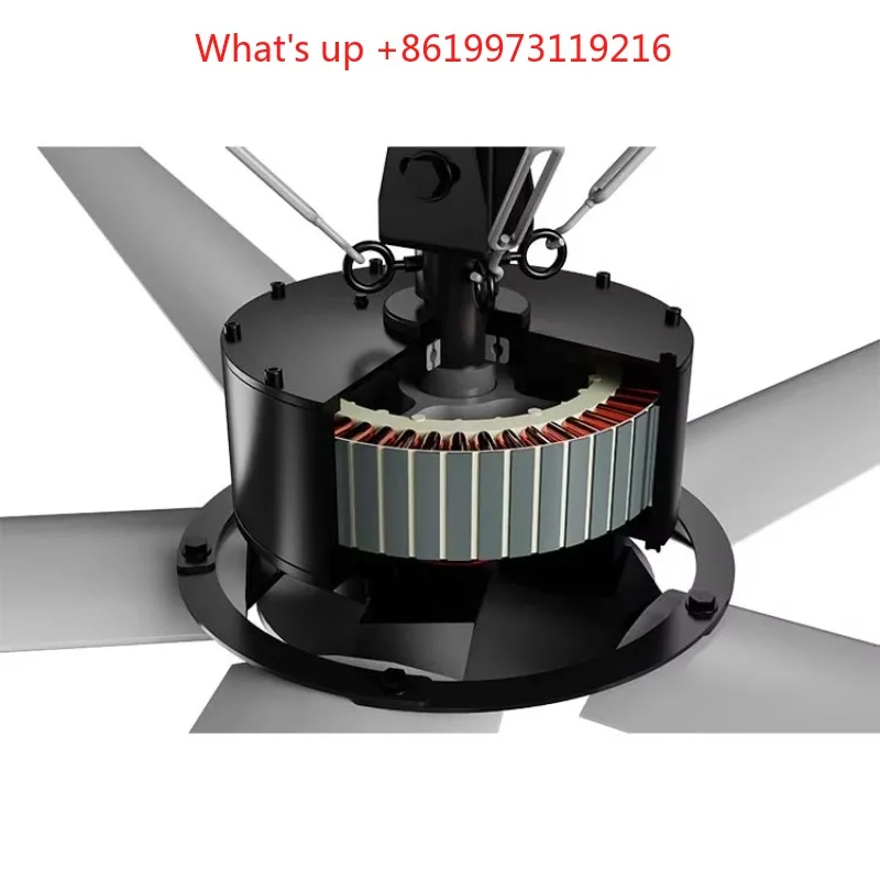 2026 Warehouse Use Large Industrial Ceiling Fan High Speed Hvls Ceiling Fan 12 Ft Industrial Ceiling Fan Hvls