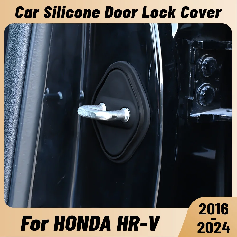 

Для HONDA HR-V 2016-2024: Амортизаторы дверных замков, силиконовые защитные накладки на замки, аксессуары для авто