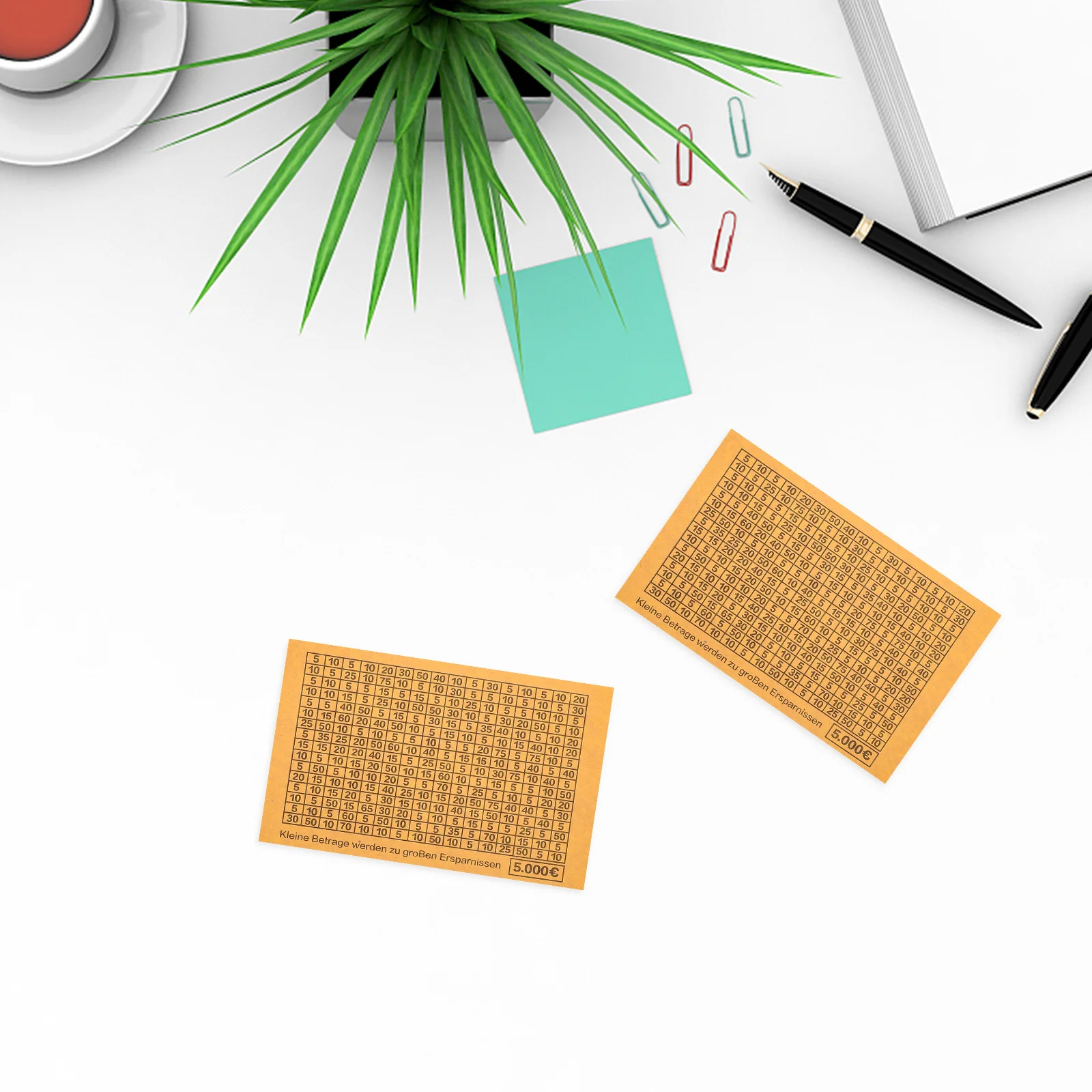 20 Sheets Diy Savings Box Stickers Number Labels For Jar Target Decals Goal Setting Sticker Set For Saving Bank