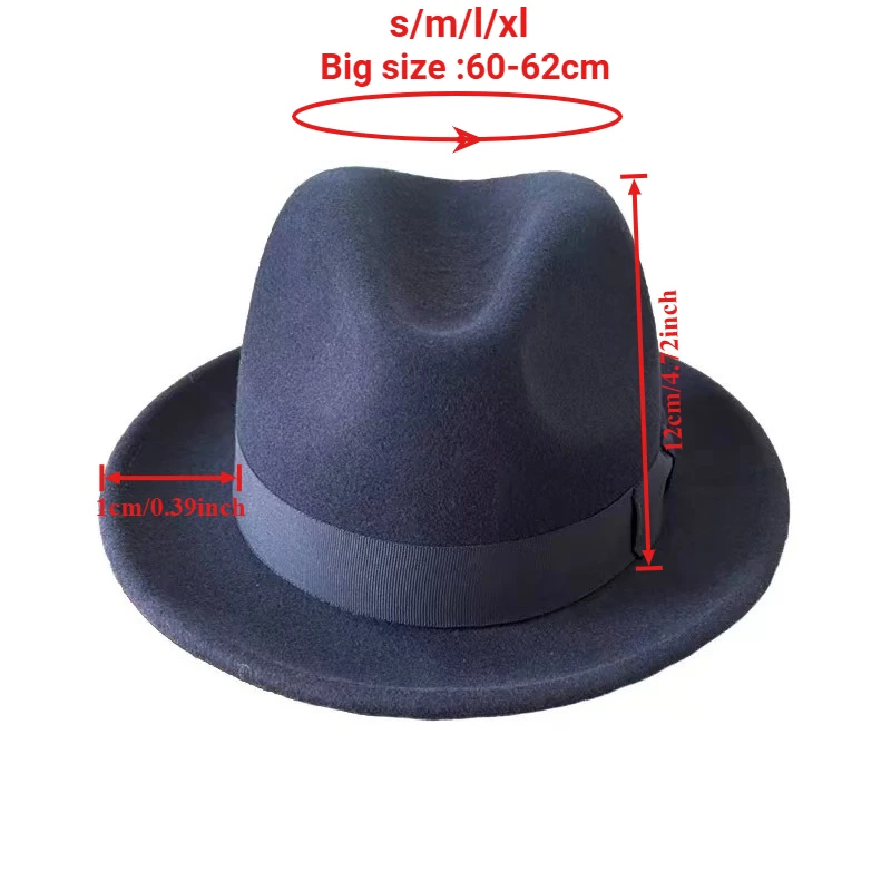 2027 New Big Head 62cm Traditional Wool Cylinder Fedora Topper Chimney Pot Hat Stove Pipe Hat Wedding Wear Stage Magic Costumes