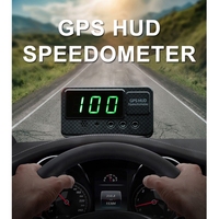 Universal GPS HUD Speedometer Odometer Car Digital Speed Head-up Display MPH Speeding Alarm Car Clock Suitable for all vehicles