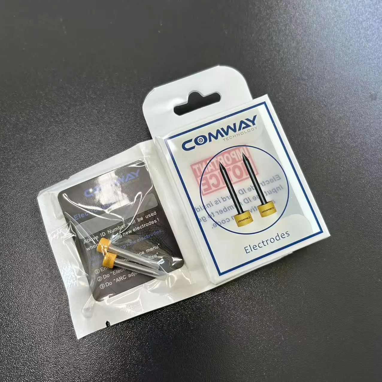 Oryginalny pręt elektrodowy COMWAY A3 A4 C5 C6 C8 C9 C10 A33 do spawarki światłowodowej (z kodem weryfikacyjnym i numerem seryjnym) — zdjęcie produktu 2