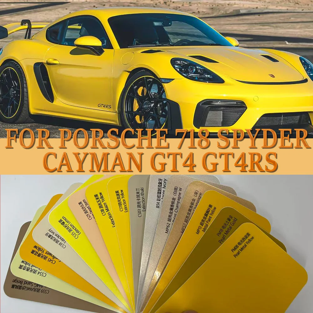 

For Porsche 718 Spyder Cayman GT4 GT4RS 2019-2023 TPU Paint Protection Film Anti-Scratch Car Body Pre-cut Clear PPF Resistant