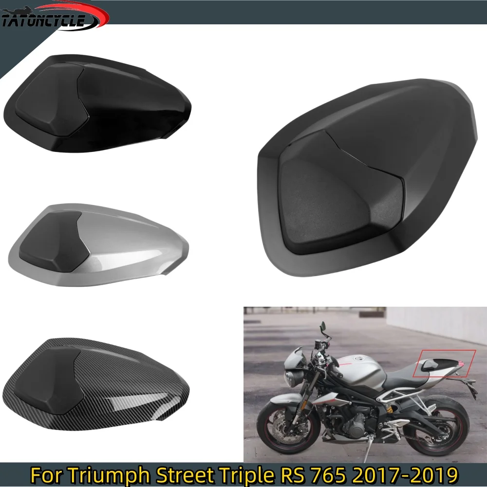 

For Triumph Street Triple RS 765 RS765 2017 2018 2019Motorbike Rear Passenger Seat Cover Fairing Tail Solo Seat Cowl Accessories