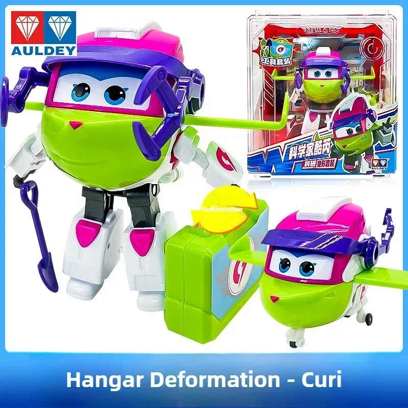 Super Wings Hangar-speelset met 2-in-1-transformatie, ideaal voor rollenspel op acties, perfect cadeau voor jongens en meisjes, nieuwe collectie