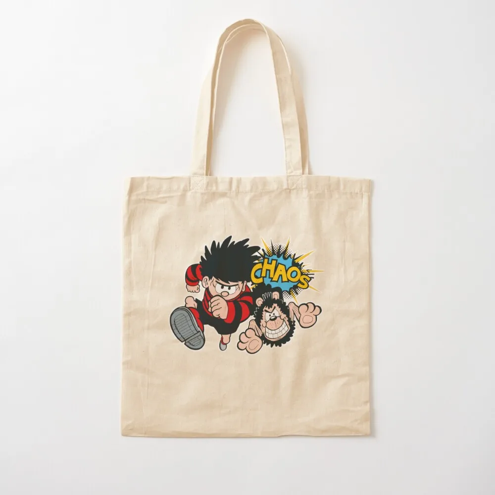 Dennis the menace CHAOS retro style Tote Bag Candy bags reusable shopping bags Canvas shoulder bag custom bags Canvas Tote Bag