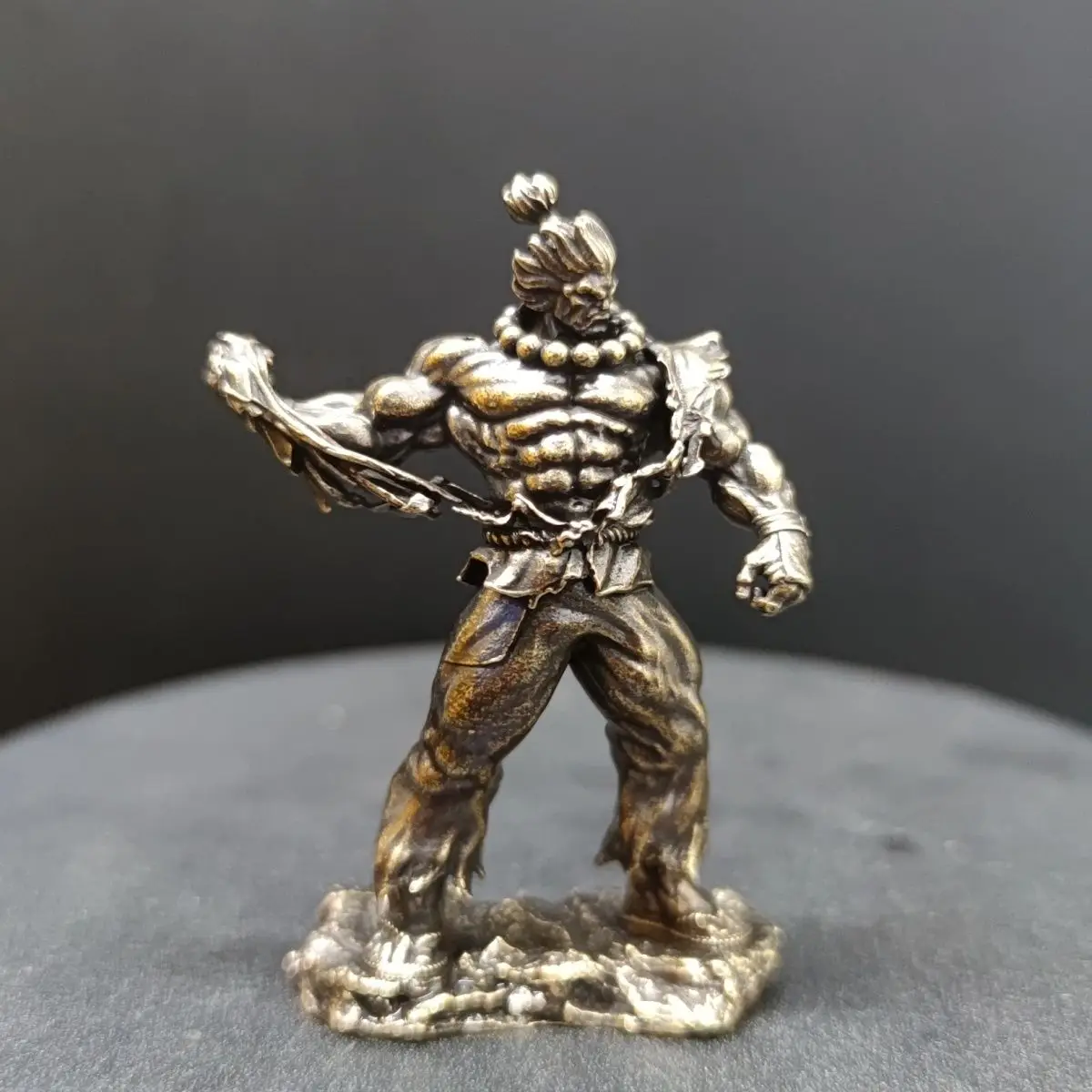 62mm Pure Copper Soldier Figurine Desktop Ornaments Figurines Models Collectible Gifts