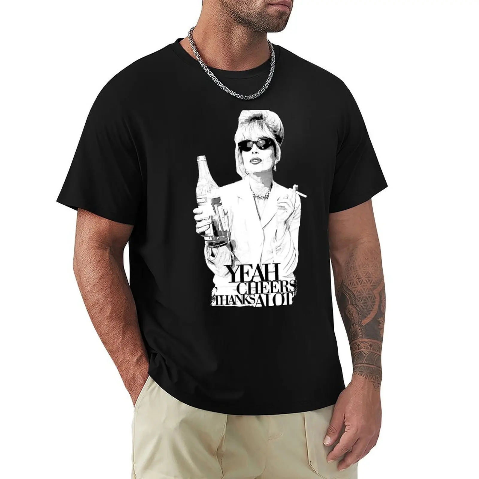 Patsy says Yeah Cheers, thanks alot T-Shirt Work Utility Casual Tee Shirt