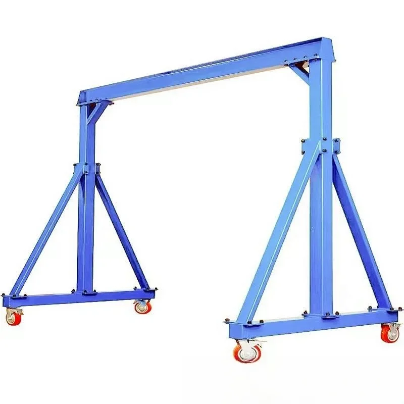 Mobile gantry, crane 2 tons 5 tons electric gantry crane, small trackless universal gantry crane electric