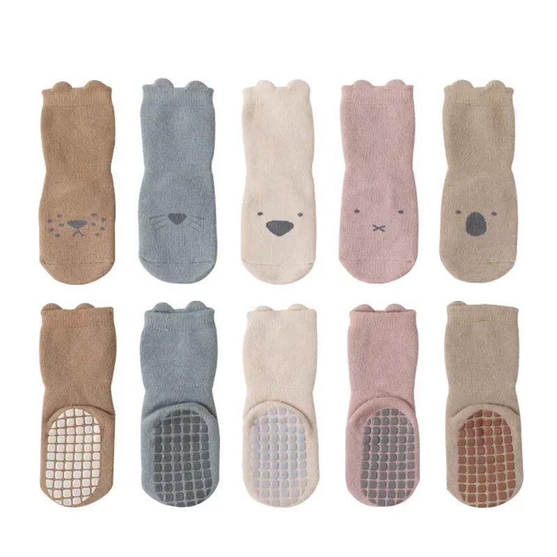 Baby Winter Thicken Socks Terry Knee High Socks Girls Newborn Warm Stuff Boys Toddler Floor Anti Slip Children Cartoon Cotton