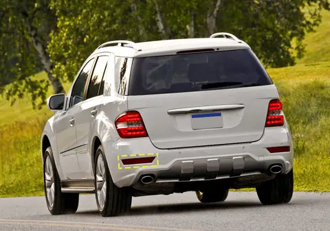 2005-2011 मर्सिडीज W164 ML के लिए बाएँ रियर बम्पर रिफ्लेक्टर लेंस कवर A1648200374 8 best sales मर्सिडीज बेंज w164 - №1