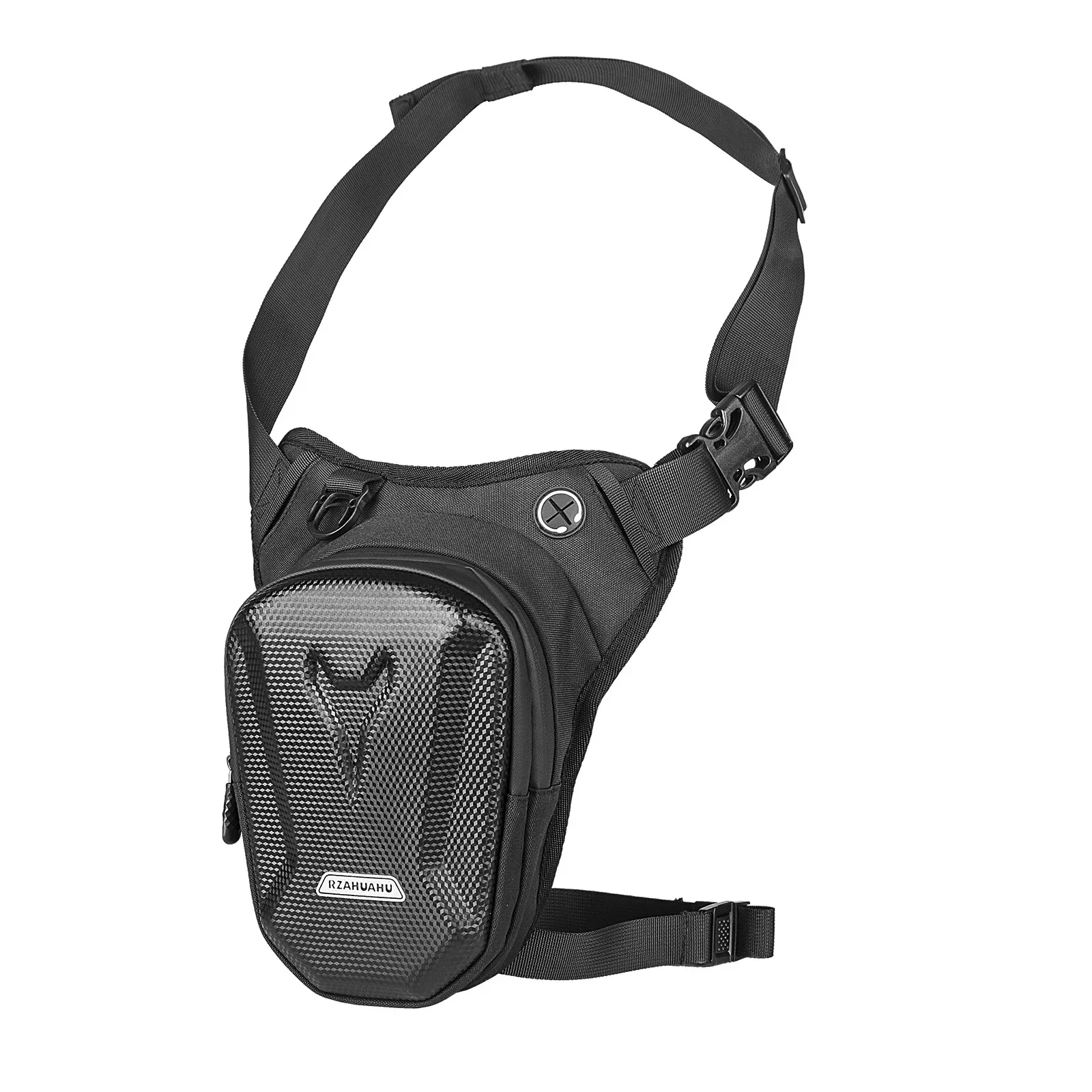 Borsa da gamba per moto da uomo Borsa da campeggio per il tempo libero Marsupio da viaggio Escursionismo Alpinismo Zaino impermeabile con tasca esterna