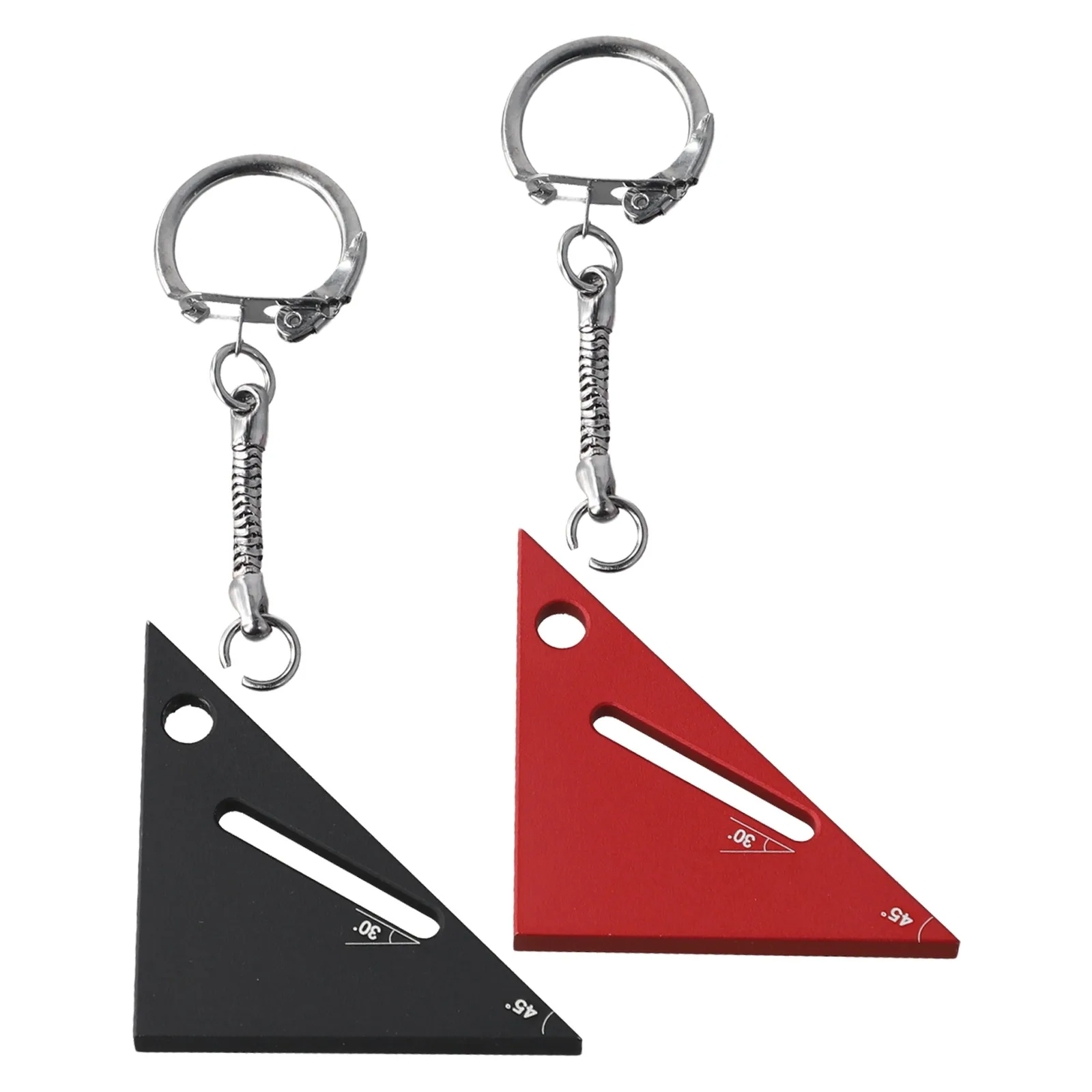 Compact Triangle Ruler Measurement Tool Aluminum Alloy Construction for Reliable Performance in Woodworking Projects
