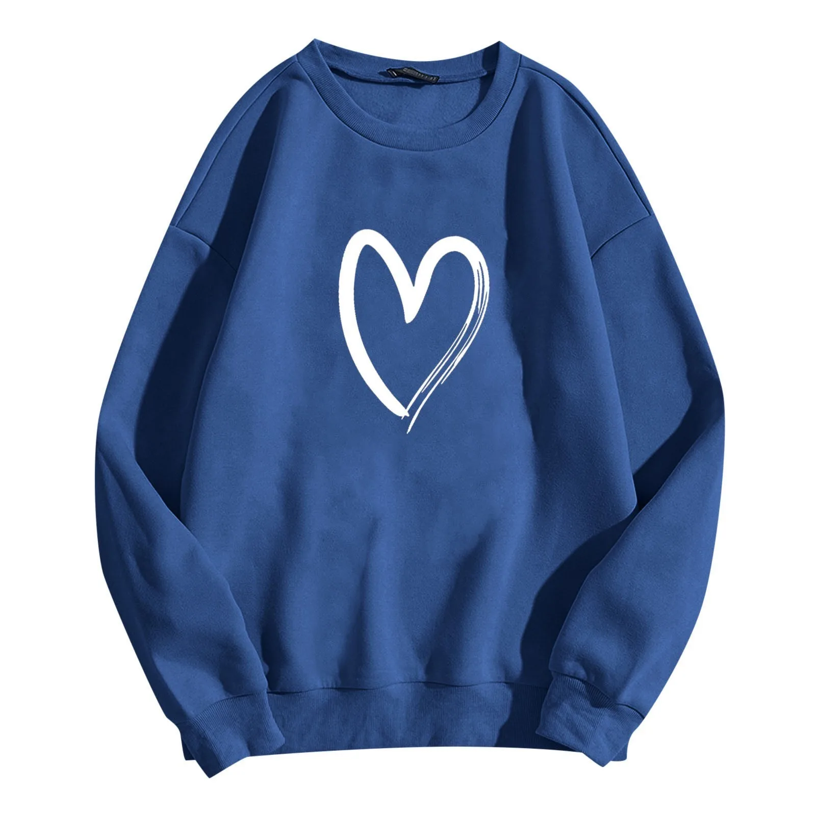 

Solid Color Women Hoodies Y2k Clothes Heart Print Sweatshirt Pullover Oversize Long Sleeve Blouse Autumn Sweatshirts