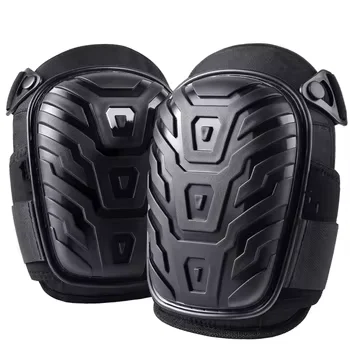 Tactical Knee Pads, Heavy Duty Protective Knee Guards with Adjustable Straps for Airsoft, Work & Outdoor Sports