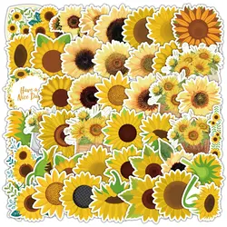 50Pcs Cartoon Sunflower Series Graffiti Stickers Suitable for Laptop Helmets Desktop Decoration DIY Stickers Toys Wholesale