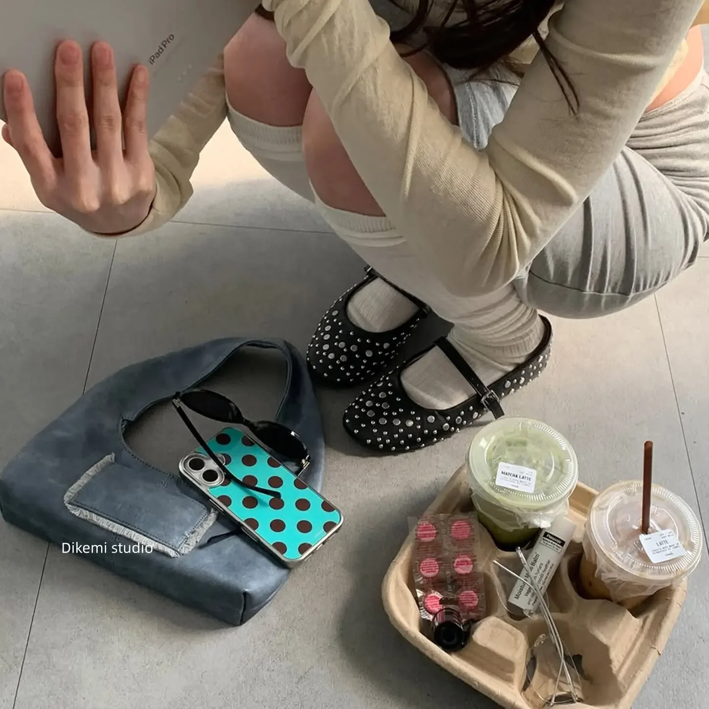 Korean Ins Mint Green Polka Do - огляд і ціна Phone Cases Polka Dot