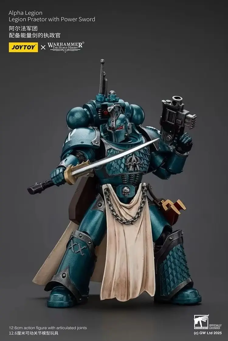 

JOYTOY Warhammer «Хранители Гора» Alpha Legion Legion Praetor с силовым мечом, фигурки, коллекция кукол, украшение, подарок