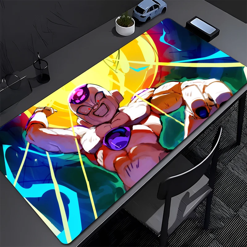 

Dragon Ball Frieza Mousepad Office Computer Desk Mat Keyboard Mouse Pad Laptop Cushion Non-slip Deskpad PC Anime Large Mousepad