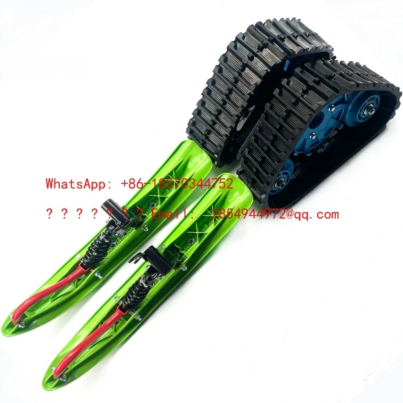 L     Homemade ATV Kart Electric Motorcycle Quad Snowmobile Track Wheel, Sled Board, Skateboard Track