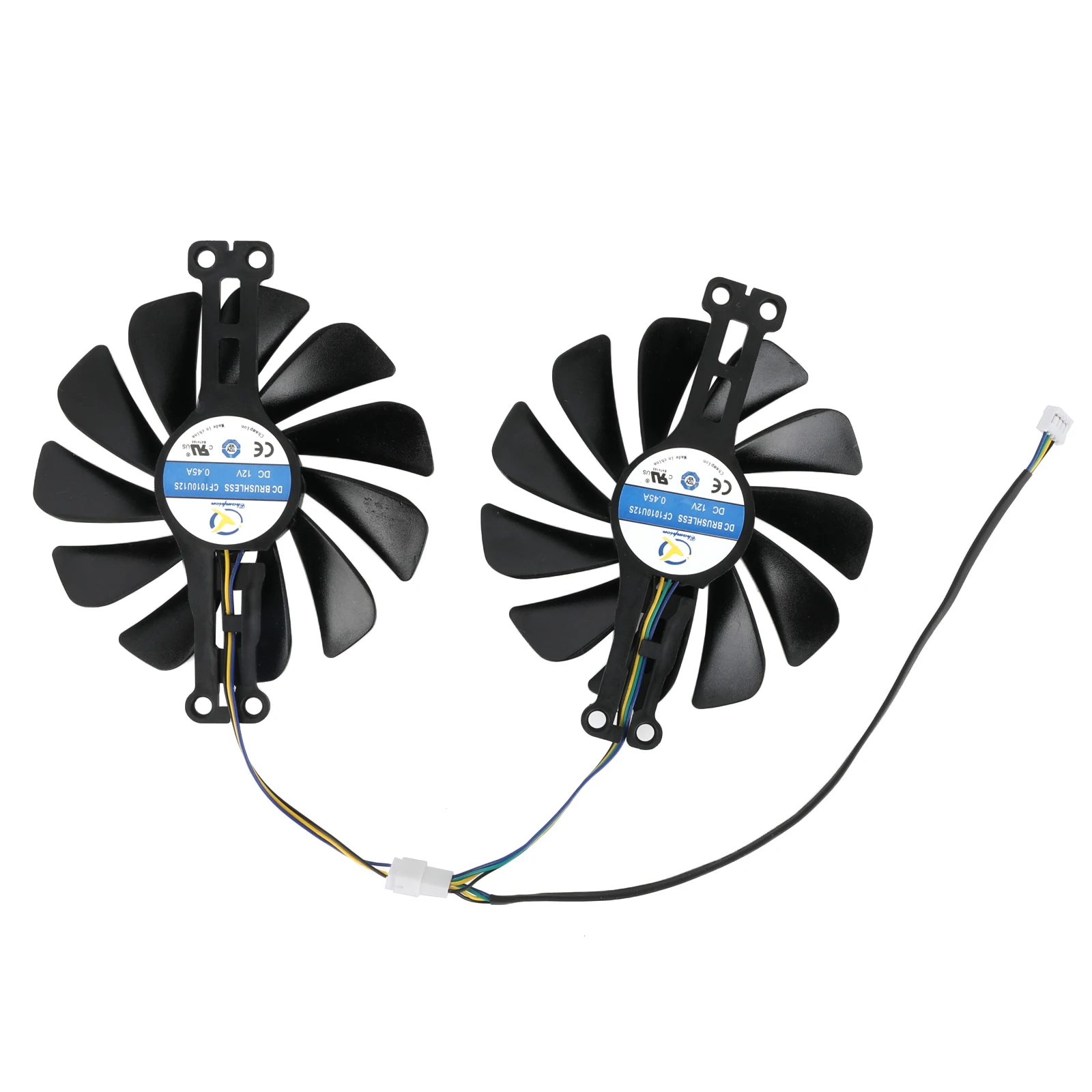 RX 6600 95mm CF1010U12S Cooler Fan Para XFX Speedster SWFT 210 Radeon RX 6600 6600XT Core Gaming GPU Refrigeração