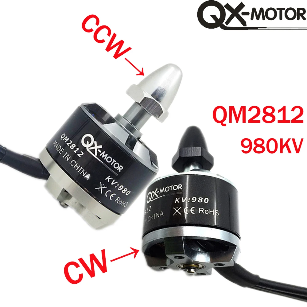 1 szt. Bezszczotkowy silnik QM2812 980KV CW/CCW dla F330 F450 F550 części silnik zabawkowy