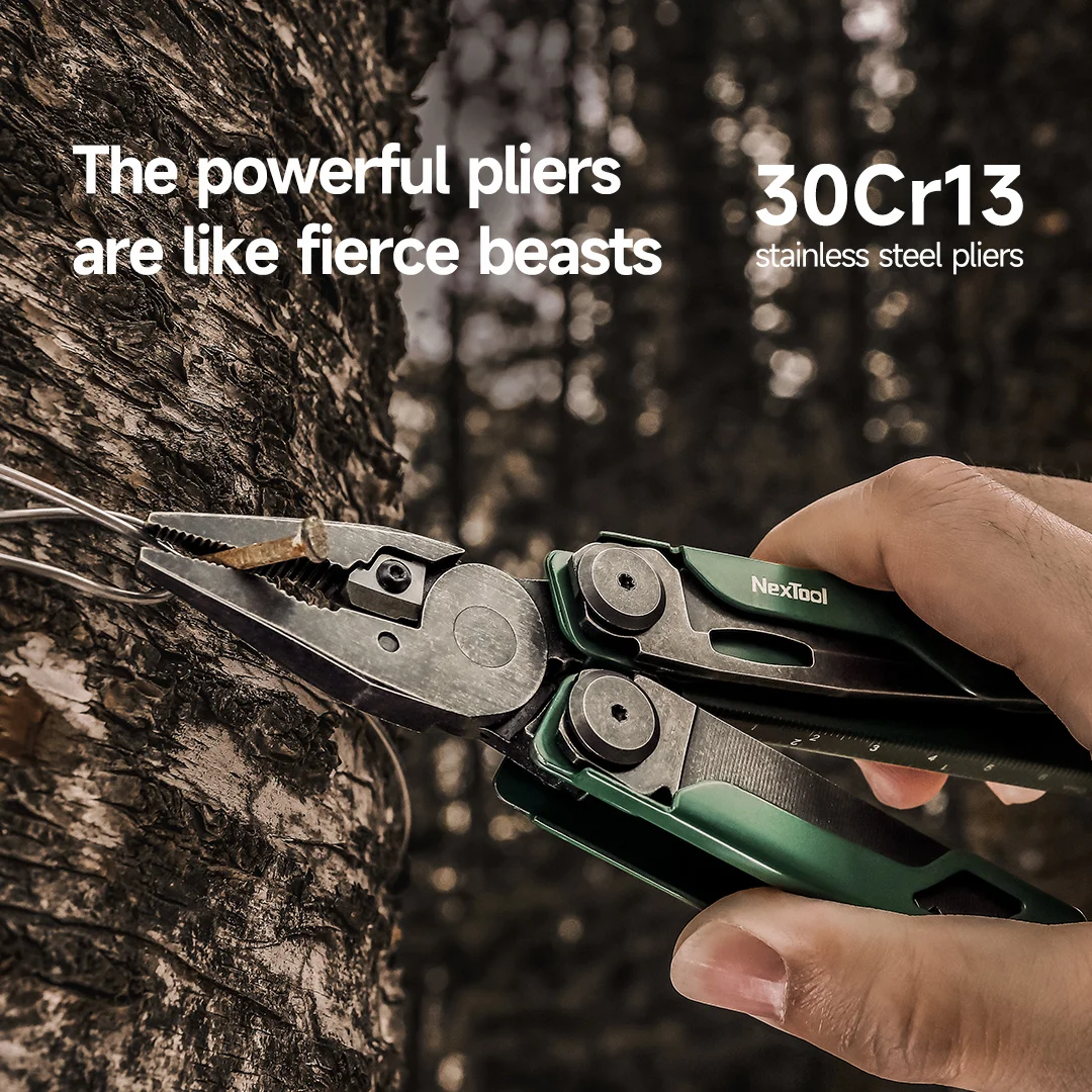 Imagem -06 - Nextool-flagship Pro Edc Alicate Multi Ferramenta Faca Dobrável Bolso Tático Facas de Sobrevivência Camping Ferramentas Multitool 16 em 1