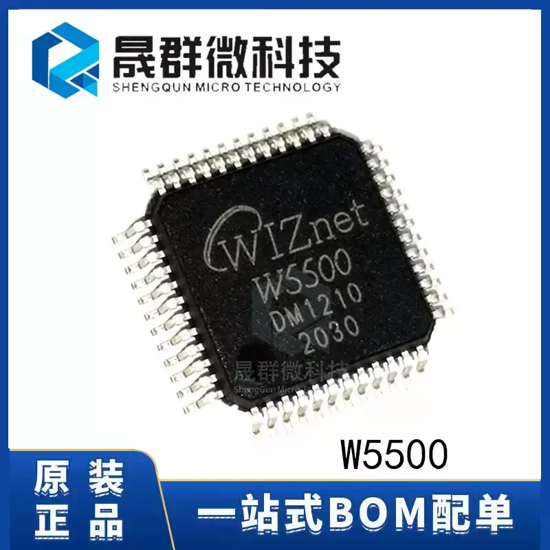 3-10pcs brand new original W5500 LQFP-48 Ethernet hardware TCP IP protocol stack microcontroller chip IC
