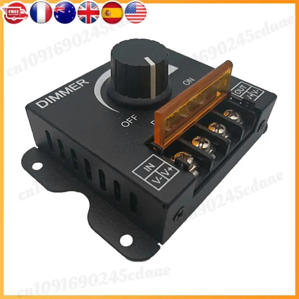 

Светодиодный диммер постоянного тока 12 В-24 В, ШИМ, цифровой бесступенчатый затемняющий светодиодный регулятор яркости для ламповой ленты, одноцветная лампа