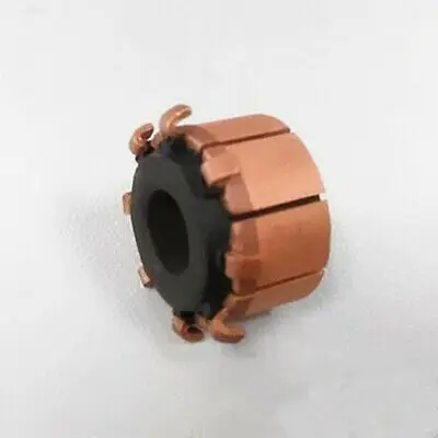 1PC TP156A Electric Motor Commutator 6 x 15 x 10mm 8P Silver Copper Bars