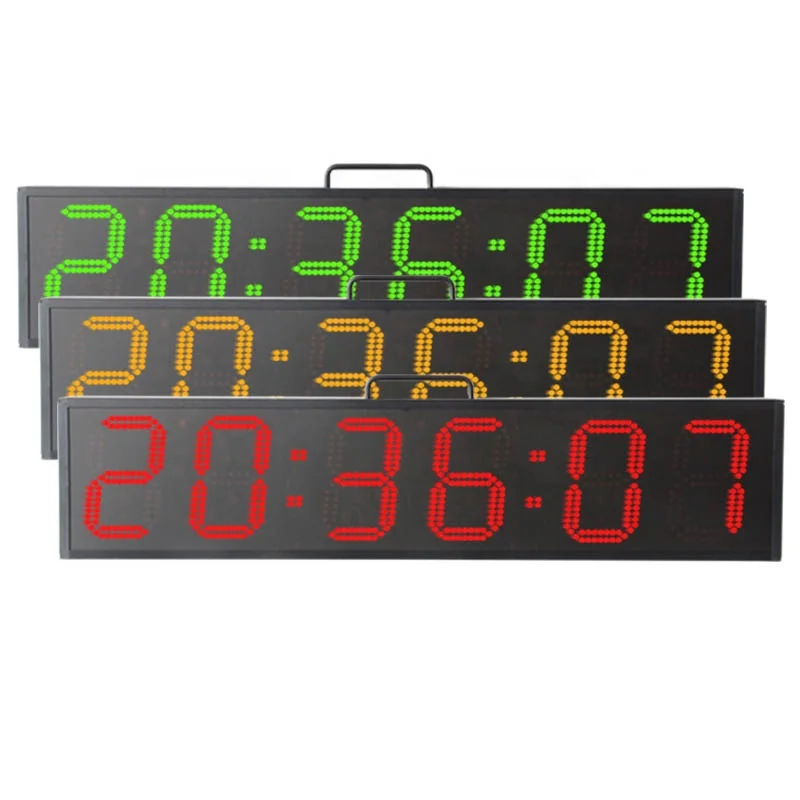 CHEETIE CP028 China Manufacturer LED 6 Inch Digital Timer Counter Sports Countdown Clock for  Road Race Event