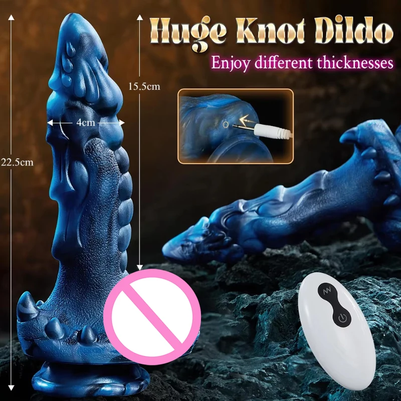 Big Thrusting Dildo Sex Toys Vibrator Remote Control 8 Thrusting Vibration Monster Dildos Vagina Anal G Spot Massager for Couple