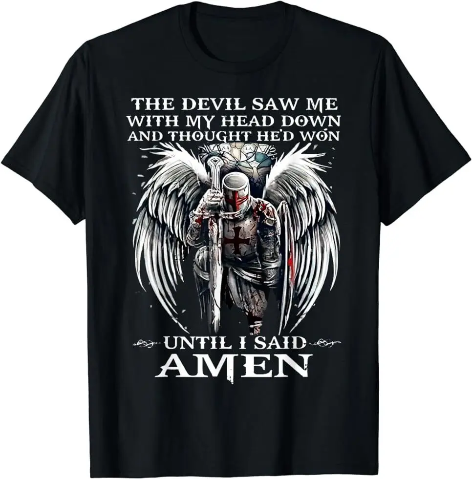 NEW LIMITED The Devil Saw Me With My Head Down And Thought He'd Won TShirt S-5XL Anime Graphic T-shirts for Men Clothing Women T