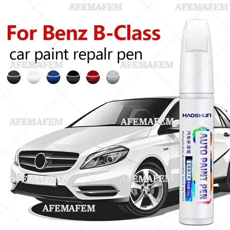 For Mercedes Benz B-Class 2005-2025 W245 W242 W247 Paint Repair Pen Touch Up Scratch Remover DIY Auto Accessories Black White