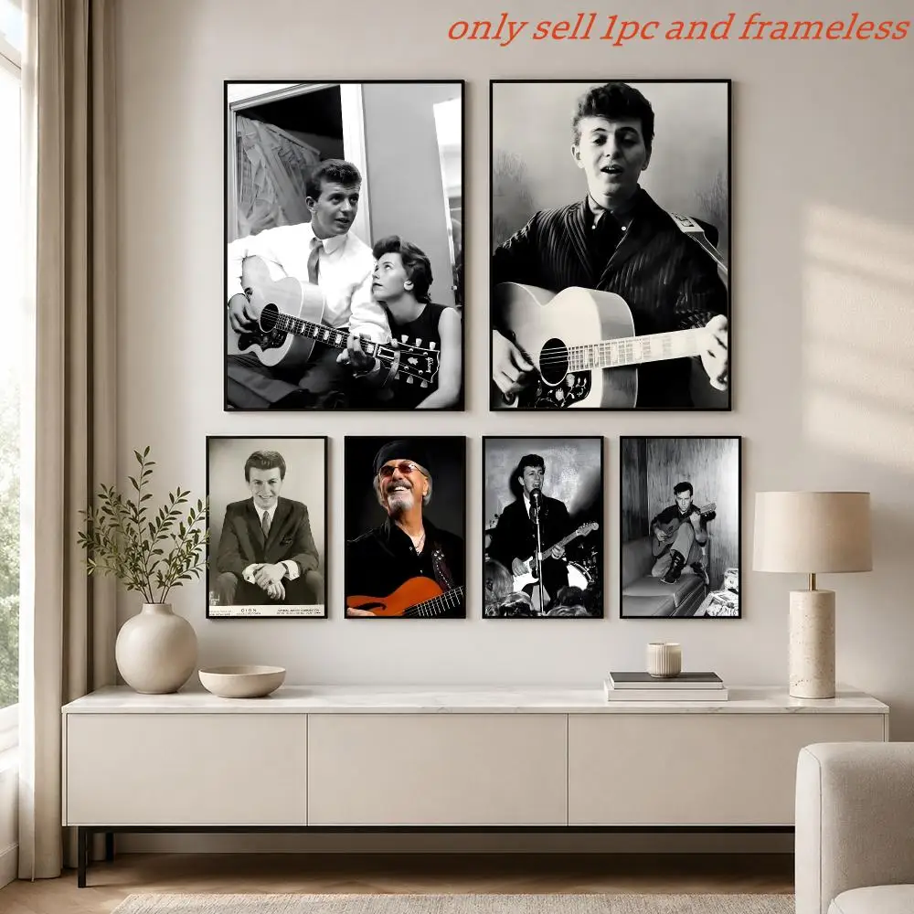 Doo-wop Stars Singer D-Dion Poster Print Home Living Room Bedroom Entrance Bar Cafe Art Painting Decora