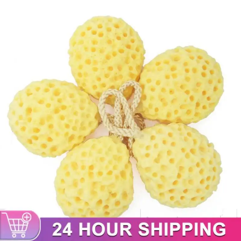 إسفنجة غسيل الوجه من الصوف البحري الطبيعي ، مزيل الجلد الميت ، مدلك التقشير ، دش بوف ، فرشاة استحمام للتنظيف ، رغوة الجسم