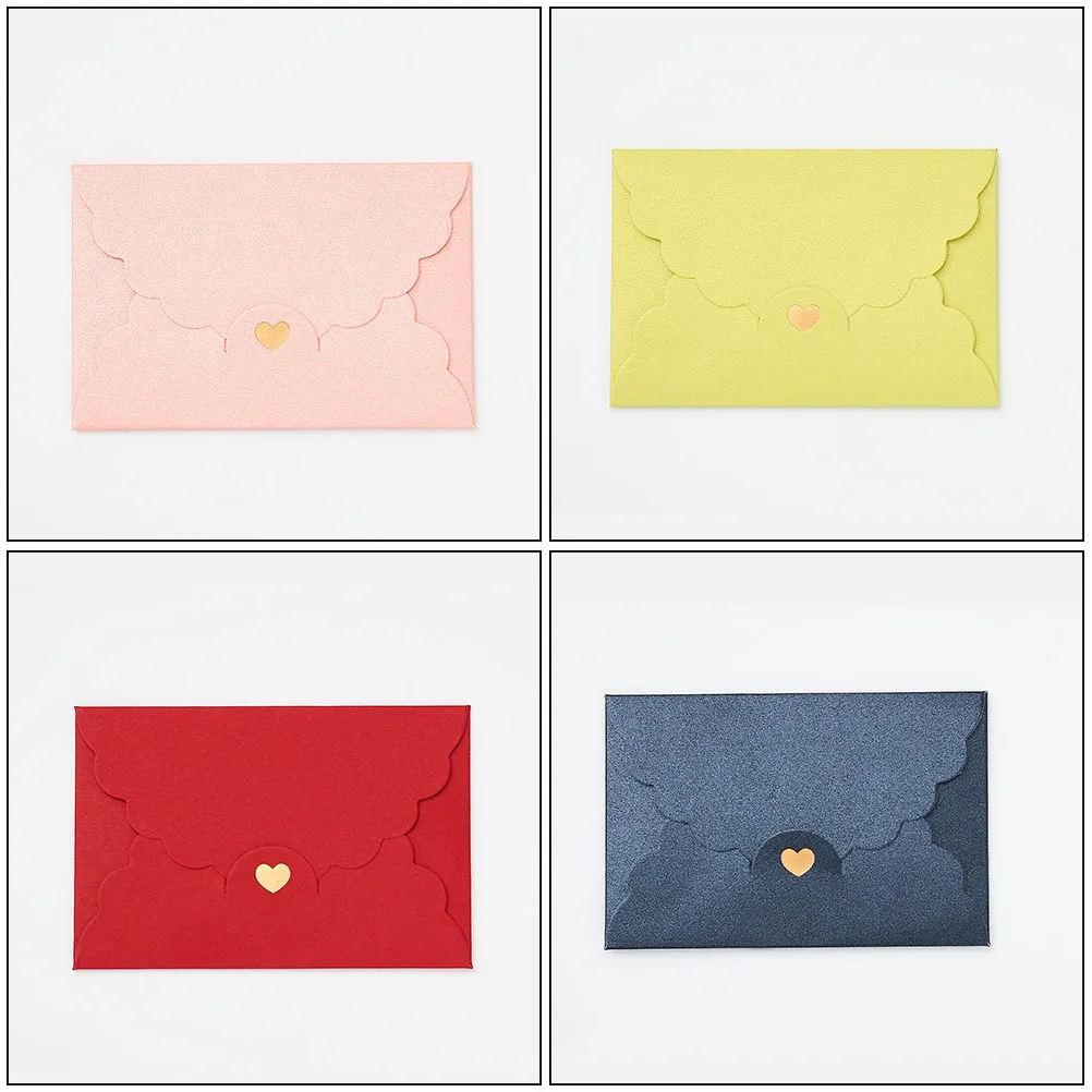 

12 Pcs Kraft Envelope Mixed Style Envelopes Gift Blank Paper Sleeker Mini Chic Holiday Card