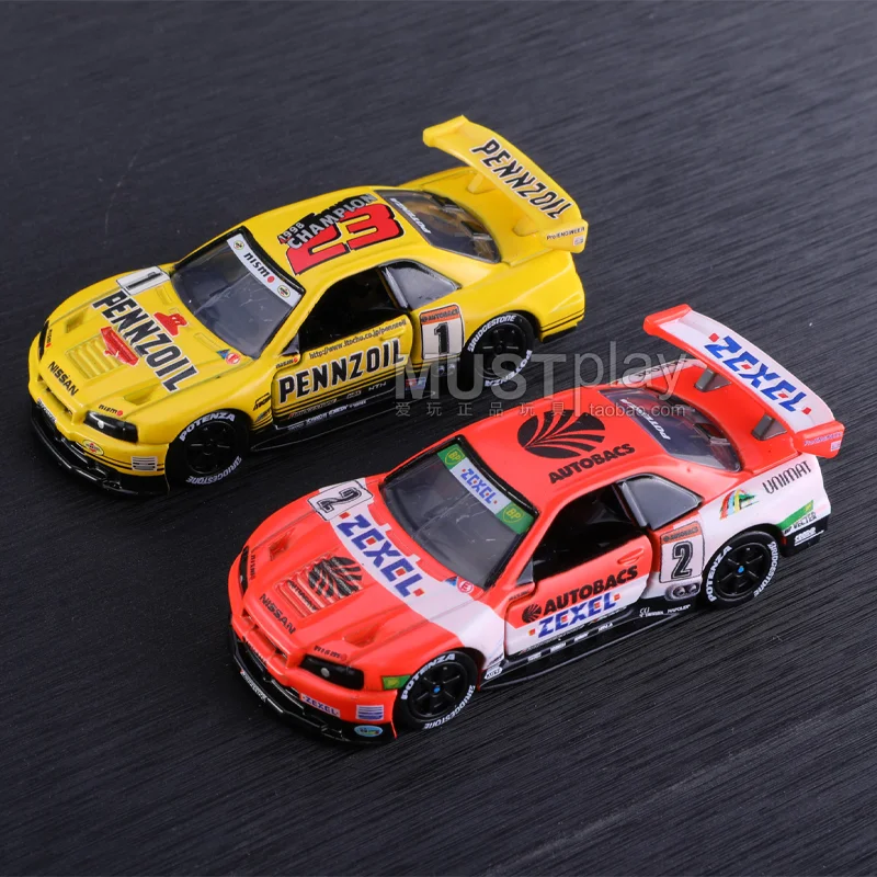 TAKARA TOMY Tomica Premium Nissan GTR 32 Skyline Racing Lega Diecast Collezione di Auto Modello Giocattoli per Bambini Ragazzi