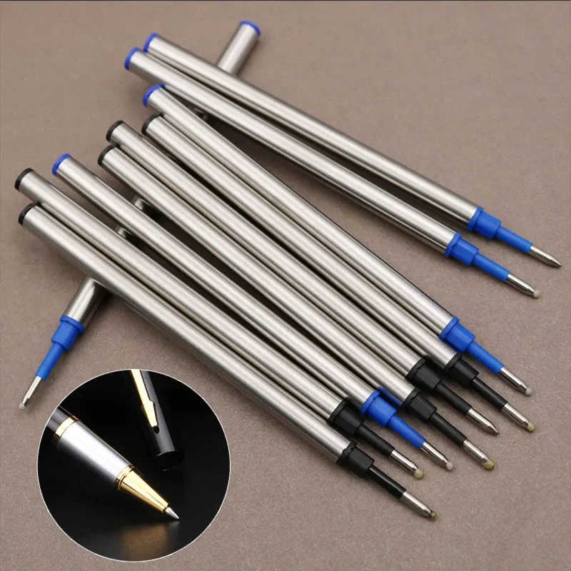 5 pcs/lot Metal Refills 0.5mm for Roller Ballpoint Pen Business Pen Ball Pen Refills 11cm Length Office School Supply Stationery