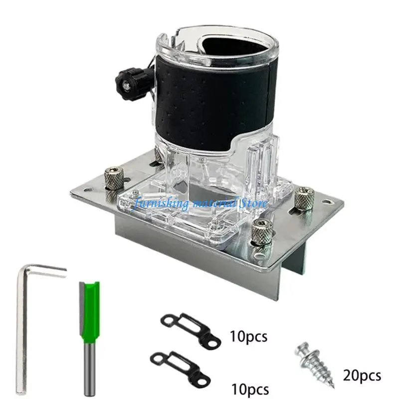 

Y5GD 2 in 1 Slotter Locator Invisible Connector for Furniture Trimming Slotting