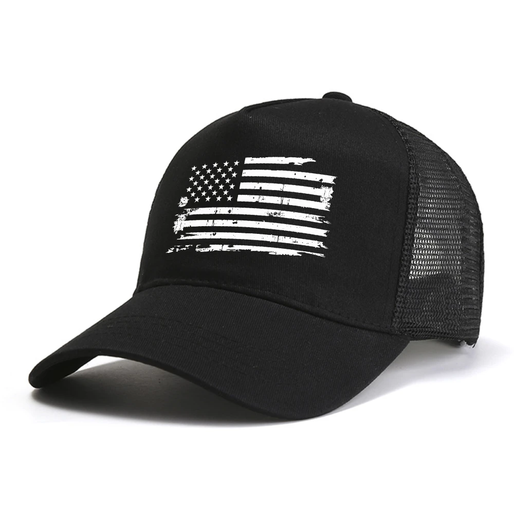 USA Flag baseball cap for Men Distinctive Gift mesh hat fashion Snapback hat adjustable mesh breathable trucker hats