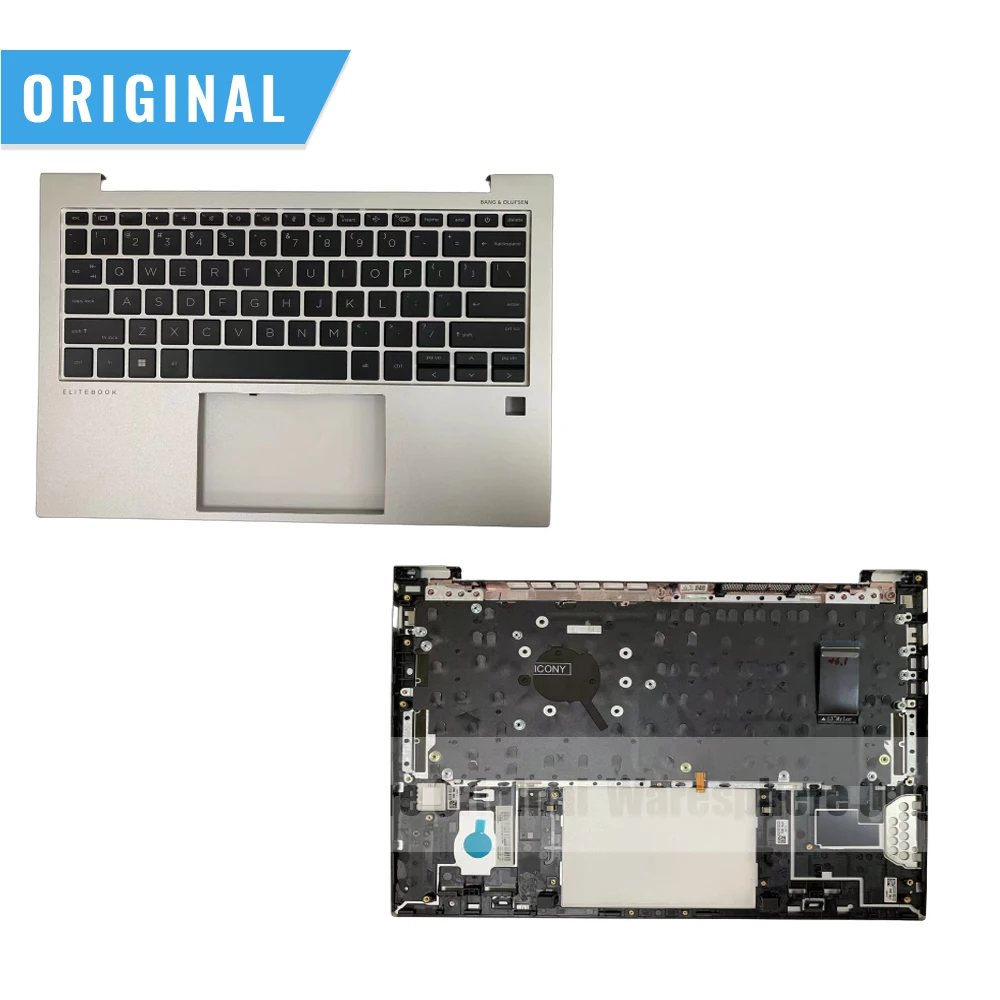 

N08383-001 New Original Palmrest For HP EliteBook 830 G9 With US Backlit Keyboard Top Upper Cover