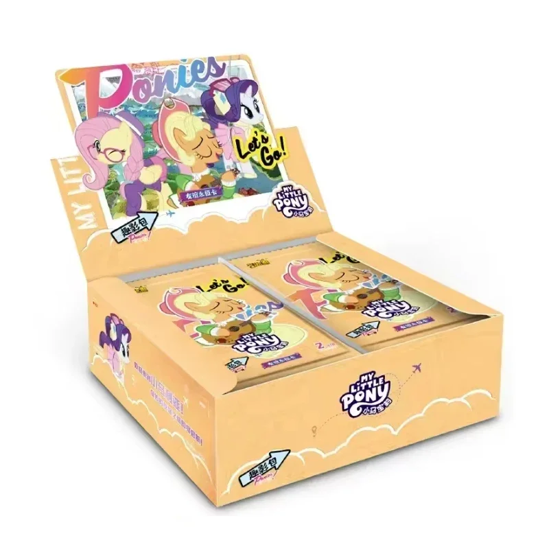 KAYOU Echte Nieuwe My Little Pony Vriendschap Eeuwige Ster Tas 2 Ritme Maan AR Vergulde Decoratie OF Collectie Kaart Cadeau